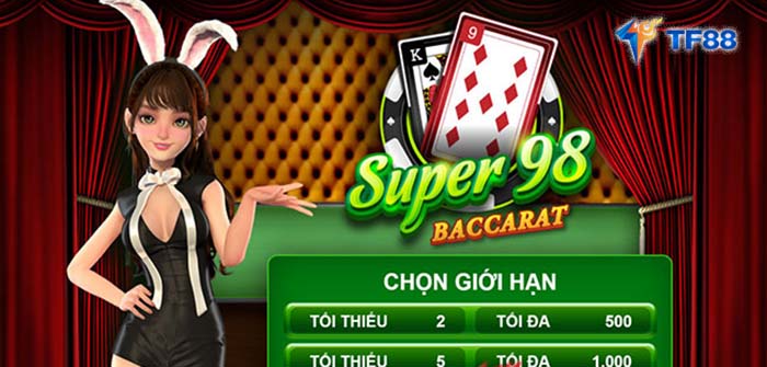 Cách chơi Super 98 Baccarat trực tuyến